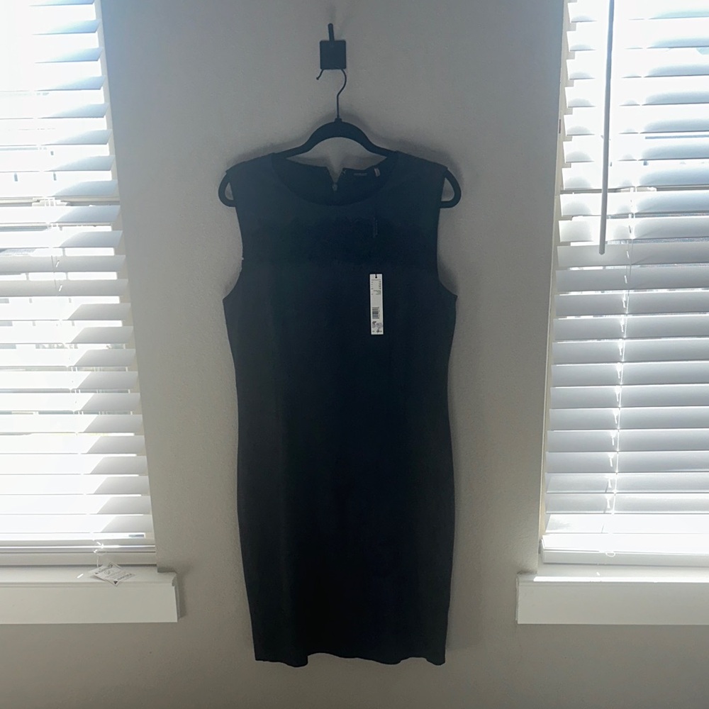 NWT Elie Tahari Charcoal Parker Dress
